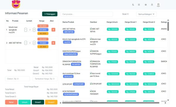 Sistem POS atau Kasir Keuangan Toko
